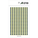 エーワン カラーラベル 丸型 5mmφ(青) A-one 07062