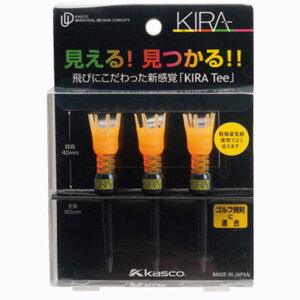 KIRAテイ- オレンジ キャスコ KIRAティーミドル（3本入単色）オレンジ kasco