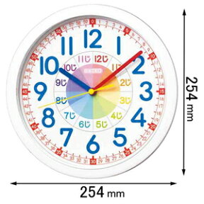 セイコータイムクリエーション 掛け時計 知育時計 KX617W [KX617W]【返品種別A】