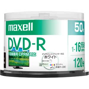 DRD120PWE.50SP マクセル 16倍速対応DVD-
