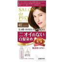サロンドプロ 無香料ヘアカラー 早染め乳液(白髪用) 4E エレガントブラウン ダリヤ Sハヤゾメニユウエキ4E