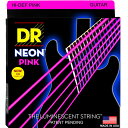 NPE-10 DR エレキギター弦（MEDIUM .010-.046）NEON Hi-Def PINKシリーズ DR Strings