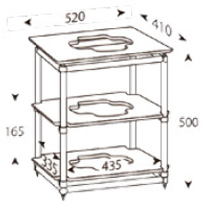 TOWER S503MID ƥ르 3ʥǥåڼʡ ANDANTE LARGO Rigid Tower Mid Silence