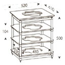 【返品種別B】□「返品種別」について詳しくはこちら□◆受注生産のため納期約3ヶ月かかります。◆受注生産品は御注文のお取り消しは出来ませんので予めご了承願います。◆十分にご検討の上、御注文をお願いいたします。※ご注文の際は、天板の指定＋棚板・フレームの色指定を別途ご連絡下さい。音質を追求する中で辿り着いた「軽量」「堅牢」「小型」へのこだわり新たに生み出された究極の静寂性がオーディオ機器のパーフォーマンスを最高レベルに引き出します◆特殊積層合板による天板棚板はオーディオラックに最適な材質・構造を吟味し、試聴を繰り返して開発された特殊な積層合板。木に固有の音色に頼ることなく、素材のクセやキャラクターで再生音に色付けしないように考慮されています。棚板自体の制振と軽量化、オーディオ機器と棚板の間での共鳴回避のために、中央には非対称形状の開口部を設けています。棚板には標準型開口形状のKTタイプ、開口のないブランクタイプの他、各種オプションを用意。◆コーナージョイントでパイプを完全一体化パイプフレーム構造ではコーナー部に最も強度が要求されます。特注のアルミダイキャストから精密切削した3方ジョイントで各パイプを結合、軽量化と堅牢性を両立。このパイプとジョイントの結合には、航空機やレーシングカーなどに用いられる、極めて強度の高い構造用ハイテク接着剤を採用し、溶接やロウ付けでは望めない微振動の抑制と高強度な結合を可能にしています。◆軽量で強固なパイプフレーム非磁性のパイプで組み上げた強固な一体フレーム構造を採用。すべてのパイプは繋ぎ目のない1本もので、簡易な組立式ラックのような強度不足や経年変化による音質劣化がありません。主要モデルが採用するチタンパイプは軽量で高強度、透明な響きを持つ特質がありますが、進化したサイレンスシリーズでは従来のRigidシリーズの基本設計を元にさらにダンピング材やキャンセルウエイトの研究を行い低周波のレゾナンスを劇的に抑制、音の安定感と静粛性、そして格段の音の美しさを達成。◆超々ジュラルミン製の支持ブラキット中段の棚板はトップマウントを介し特殊ステンレス製スパイクで支持。巧みな形状は万一の棚板の落下を防いでいます。強度と軽量化の要となる支持ブラキットは超々ジュラルミン(7075)材からの削り出し。高価な構造用接着剤を駆使し独自の手法でチタンパイプに固定することで、必要最小限のパイプ本数でラックフレームを構築。棚板はオプションのロングトップスパイク(別売)に変更して標準より10mm上に移動することも可能。◆スパイクとサイレントマウントによる支持構造ラックにかかる全荷重は、コーナージョイント底部に装着された特殊ステンレス製スパイクで支えられています。このスパイクは、ラックの4隅にかかる荷重を均等化すると同時に床面の傾斜に対処する精密な高さ調整機能を持ち、調整後はナットで固定しラックと一体化することで最良の音質を達成。また、アンダンテラルゴ製のサイレントマウント(別売)との併用により床からの振動を効果的に遮断、ラックのガタつきを抑えてその効果を最大限に発揮します。■　仕　様　■外形寸法：(幅)520×(高さ)500×(奥行)410mm棚板高さ：104mm中段棚板：520×330mm材質：チタンパイプフレーム天板は標準がKTボードですが下記（8種）を差額無しでオーダーできます。天板以外の棚板はKTボードになります。同様に棚板・フレームの色指定が下記より可能です。ご注文の際は「メール/連絡帳」にて、天板の指定＋棚板・フレームの色指定をご連絡ください。ご連絡の際は、「お問い合わせ番号」もしくは「ご注文番号」をご明記下さい。ご連絡いただけない場合、ご注文をお取り消しさせて頂く場合がございます。記入例：「天板：T124ボード 棚板：アメリカンチェリー フレーム：シルバーフレーム」（天板）標　　　準：KTボード変更可能：KTボード、Blankボード、Sボード、Esotericボード、T124ボード、EMT930ボード、Garrad401ボード、Garrad301ボード　の8種類よりお選びいただけます。（棚板）変更可能：アメリカンチェリー、ダークマガホニー、ブラックオーク　の3種類よりお選びいただけます。（フレーム）変更可能：シルバーフレーム、ブラックフレーム　の2種類よりお選びいただけます。※スパイクマウントは別売りとなります別途お買い求め下さい。[TOWERS504MIDリジツド]アンダンテラルゴテレビ/レコーダー＞テレビ台・リモコン・テレビアクセサリー＞テレビ台・AVラック・壁掛け金具＞オーディオラック＞タテ型ラック