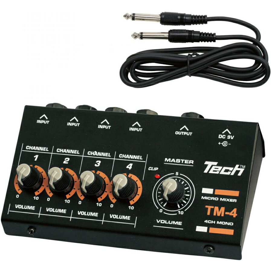 TM-4 テック 4chマイクロミキサー TECH