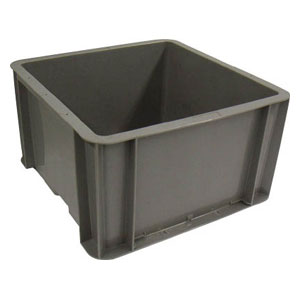 積水テクノ成型 トヨタ規格コンテナTP332Fフラットタイプグレー TP332FH