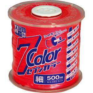 たくみ 水糸　細　500m（ピンク） 4803 7COLOR