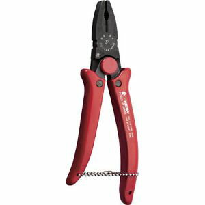PU-166R マルト長谷川工作所 パワーアップペンチ（レッド）　165 ペンチ