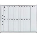 トラスコ中山 スチール製ホワイトボード　月予定表・縦　900×1200 ホワイトボード（予定表） GL-212