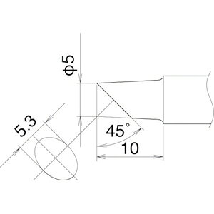 白光 こて先 5C型 T22-C5 マルチリワークステーション