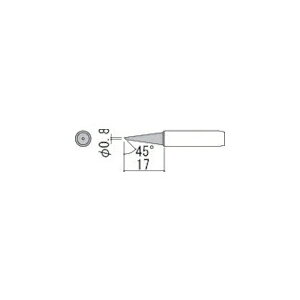 白光 こて先 0.8C型 900M-T-0.8C 交換コテ先（900シリーズ）