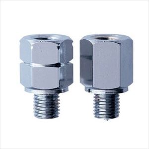 TANAX 逆ネジアダプター（クロームメッキ8mm） TANAX-HM-8 HM-8 逆ネジアダプター クロームメッキ