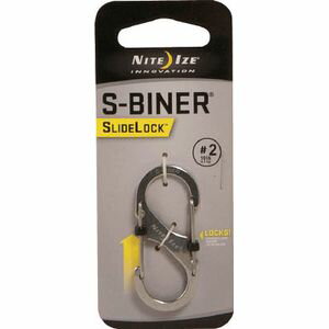 NITE IZE(ナイトアイズ) エスビナー スライドロック #2 ステンレスシルバー LSB2-11-R3 NI02670 ツール..