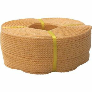 K5-200 ユタカメイク ロープ　KPロープ巻物　5φ×200m（黄） ロープ