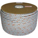PRDP-6 ユタカメイク ダイヤロープドラム巻 12φ×100m(グレー) ロープ