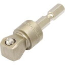 2BAF-16 TONE 電動ドリル用首振ソケットアダプター 差込角12.7mm 軸寸法6.35mm ソケットビット用アダプター(電動工具用)