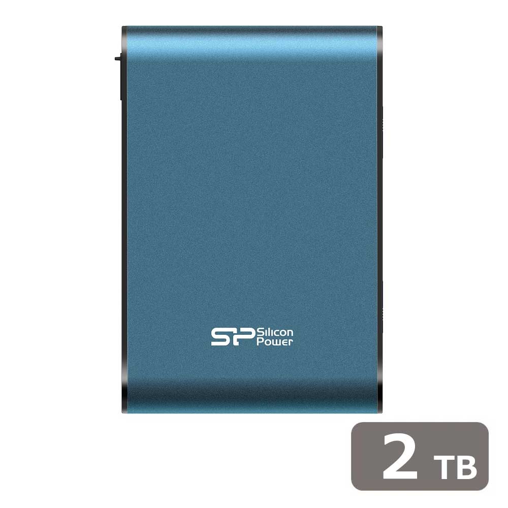 Silicon Power|シリコンパワー USB3.0 ポータブルハードディスク 2TB(ブルー) Armor A80 SP020TBPHDA80S3B