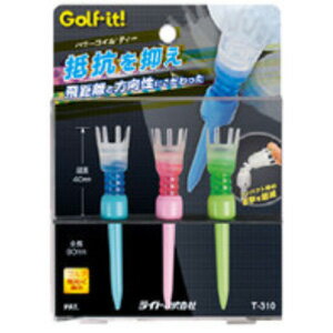 T-310 PAST ライト パワーコイルティ 80mm（パステル） Golf it！