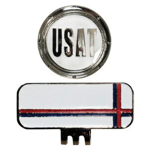 USAC-5556 U.S.アスリート US アスリート クリップマーカー（ホワイト） U.S Athletes