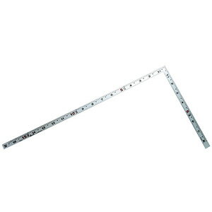 シンワ測定 曲尺 平ぴた 1尺 6寸表裏同目(シルバー) 10595