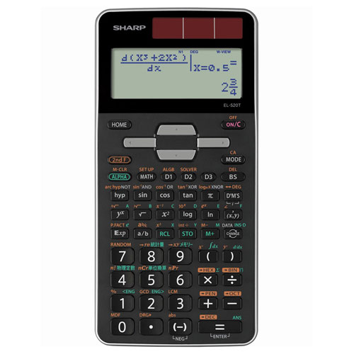 SHARP - シャープ 関数電卓　585関数アドバンスモデル EL-520TX