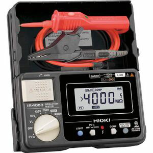 日置電機 太陽光発電システム用絶縁抵抗計IR4053-11 IR4053-11 絶縁・接地抵抗計