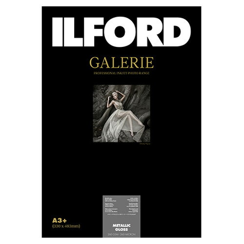 イルフォード インクジェット用紙 メタリックグロス 厚手 メタル調 A3+ 50枚 ILFORD GALERIE METALLIC GLOSS ギャラリー プロフォトペーパー 422117