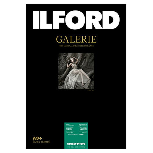 イルフォード インクジェット用紙 グロッシーフォト 厚手 光沢 A3+ 25枚 ILFORD GALERIE GLOSSY PHOTO ギャラリー プロフォトペーパー（旧名称：Glossy グロッシーペーパー） 422326