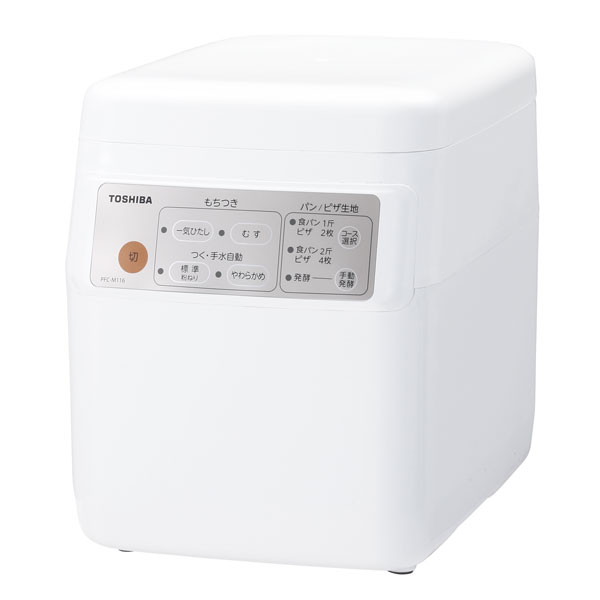 PFC-M116-W 東芝 もちつき機　2合〜1升用　グランホワイト TOSHIBA　もちっ子生地職人 [PFCM116W]