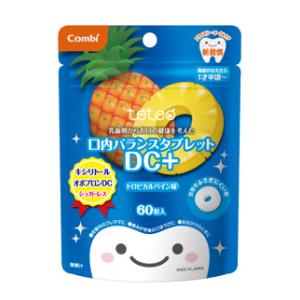 テテオ 乳歯期からお口の健康を考えた 口内バランスタブレット DC+トロピカルパイン味 (1才半頃〜) コンビ テテオバランスタブレツトDC+PA