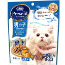 キャットフード 猫用フード ドライフード コンボ プレゼント キャット おやつ お魚味【男の子】42g（3g×14袋） 日本ペットフード プレゼントCオトコノコサカナ42G