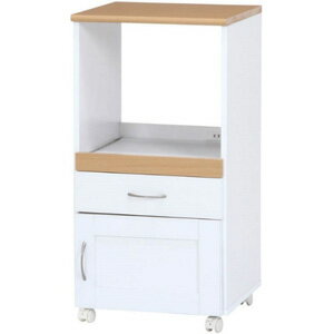 不二貿易 キッチンカウンター サージュ 45cm幅(ホワイト/ナチュラル) 99520 SAGE　2019-1009-01　96817..