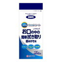口内清潔 ウェットシート 詰替用 100枚 白十字 ウエツトシ-トツメカエ100マイ