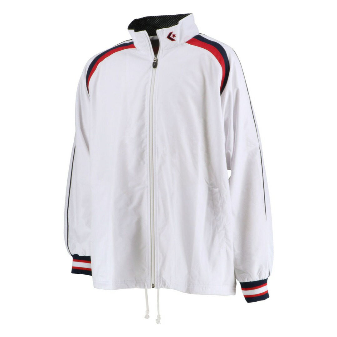 Other - コンバース ウォームアップジャケット（ホワイト/ネイビー・サイズ：S） CB162506S-1129-S CONVERSE