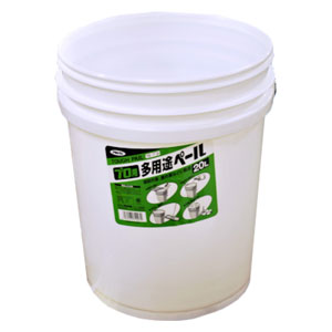 アサヒペン プロ用多用途ペール TB-7 20L(白) フタ別売 プロヨウタヨウトペ-ル20L W