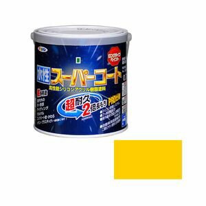 スイセイSPコ-ト0.7L Y アサヒペン 水性スーパーコート 0.7L 黄 