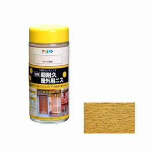 アサヒペン 超耐久屋外用ニス 300ml(半ツヤ透明) タイキユウオクガイニス300ML MC