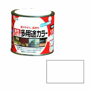 アサヒペン 油性多用途カラー 1/5L(ツヤ消し白) ユセイタヨウトカラ-1/5L MWH