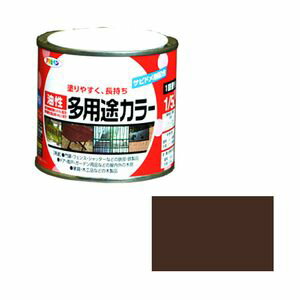 ユセイタヨウトカラ-1/5L KGE アサヒペン 油性多用途カラー 1/5L(こげ茶)