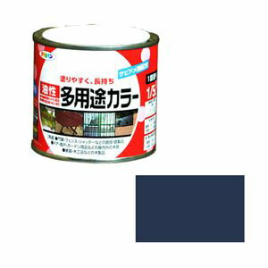 ユセイタヨウトカラ-1/5L NAS アサヒペン 油性多用途カラー 1/5L(なす紺)