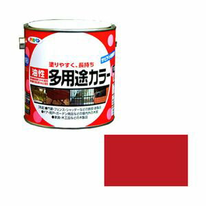 ユセイタヨウトカラ-0.7L RD アサヒペン 油性多用途カラー 0.7L(赤)