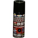 タイキユウテツブスプレ300MLBK アサヒペン 油性高耐久鉄部用スプレー 300ml(黒)