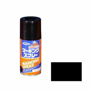 マ-キングスプレ-300ML BK アサヒペン マーキングスプレー 300ml(黒)
