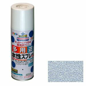 タヨウトスプレ-420ML SV アサヒペン 水性多用途スプレー 420ml(シルバー)