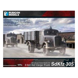 ルビコンモデル 1/56 WWII ドイツ軍 SdKfz 305 3tカーゴトラック【RB0026】 プラモデル