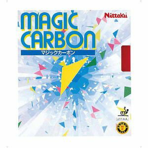 Table Tennis - ニッタク 卓球ラバー マジックカーボン（レッド・サイズ：薄） NT-NR8210-20-U Nittaku 裏ソフトラバー NR-8210