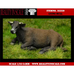 Reality In Scale 1/35 横たわる牛2【RIS35259】 ディテールアップパーツ