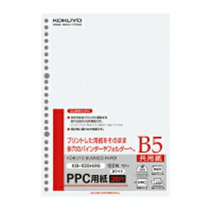 B5 Size Paper - コクヨ PPC用紙（共用紙）B5 多穴 100枚 KOKUYO S＆T KB-105H26