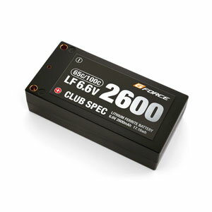 G-FORCE CLAB SPEC LiFeバッテリー 6.6V 2600mAh【GFG102】 ラジコン用バッテリー 1
