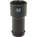 3/4WAU-35 フラッシュツール インパクト ロング ソケット 差込角19mm 対辺35mm